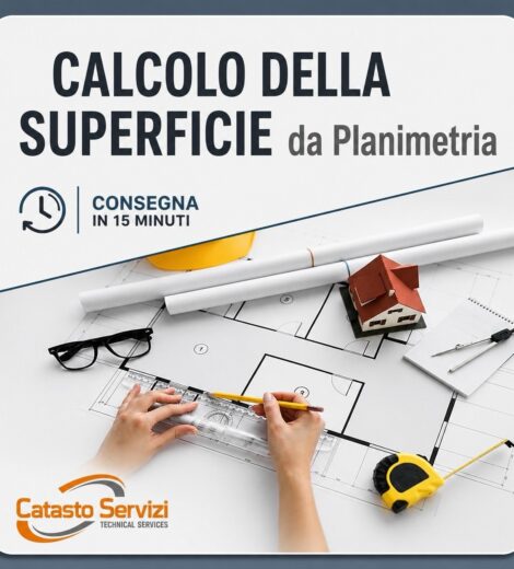 CALCOLO DELLA SUPERFICIE DA PLANIMETRIA