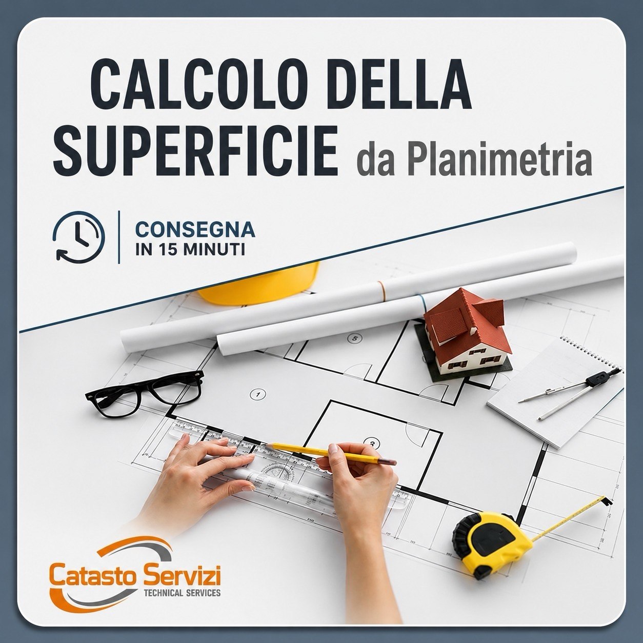 CALCOLO DELLA SUPERFICIE DA PLANIMETRIA