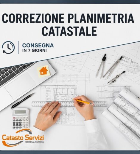 CORREZIONE PLANIMETRIA CATASTALE
