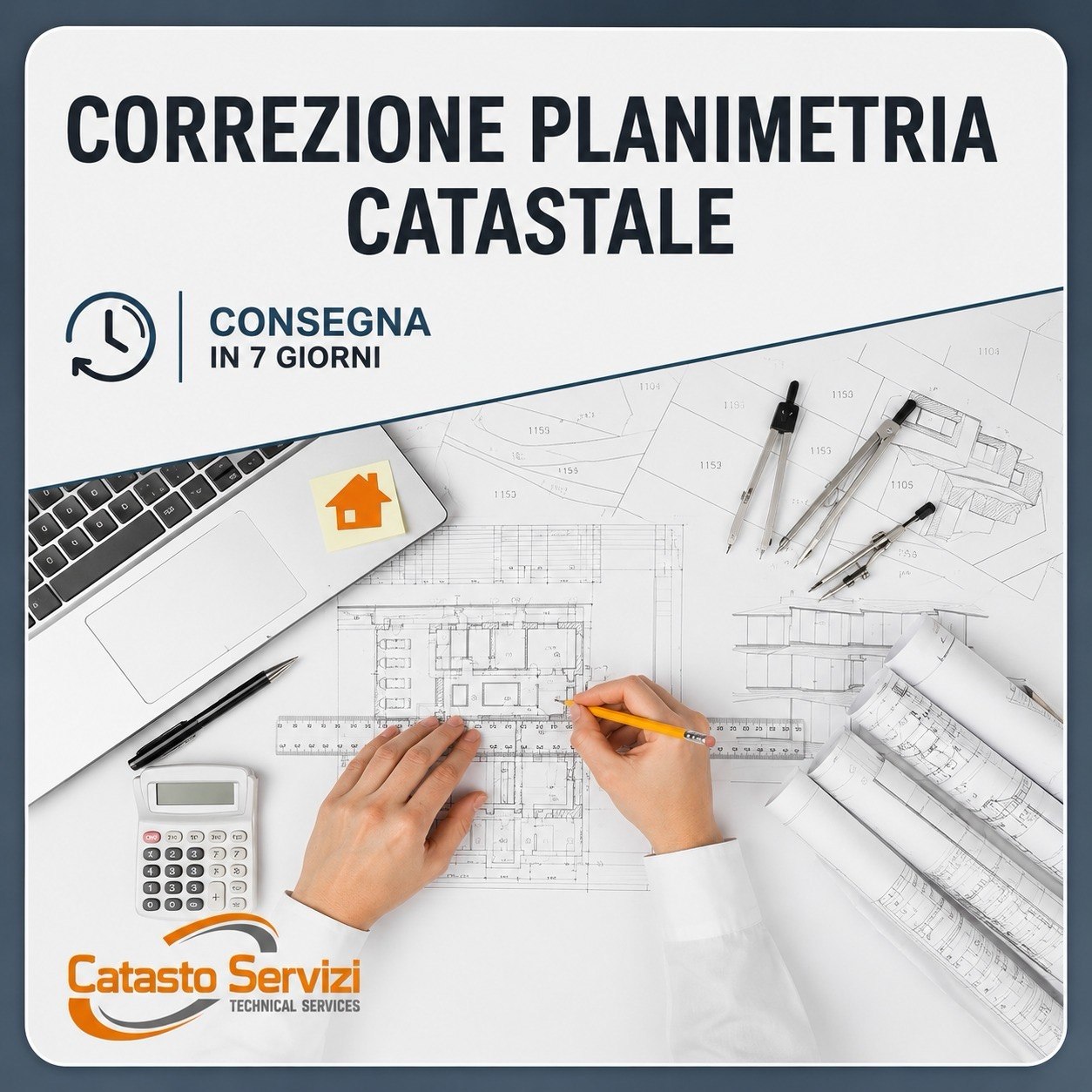CORREZIONE PLANIMETRIA CATASTALE
