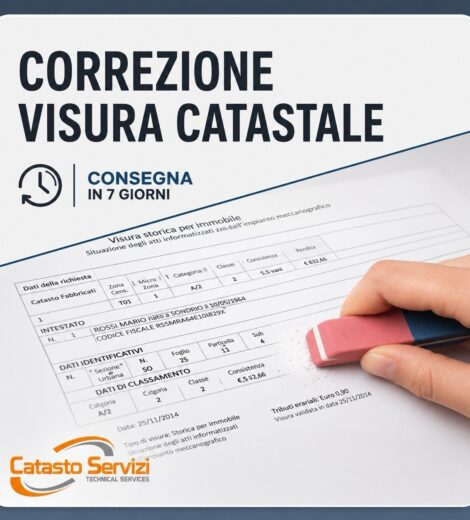 CORREZIONE VISURA CATASTALE