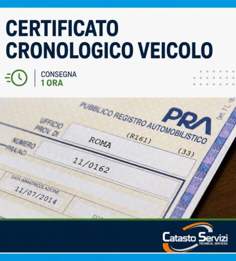 CERTIFICATO CRONOLOGICO VEICOLO