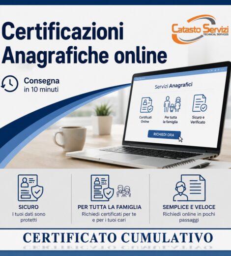 CERTIFICATO CUMULATIVO (Servizio momentaneamente non disponibile)