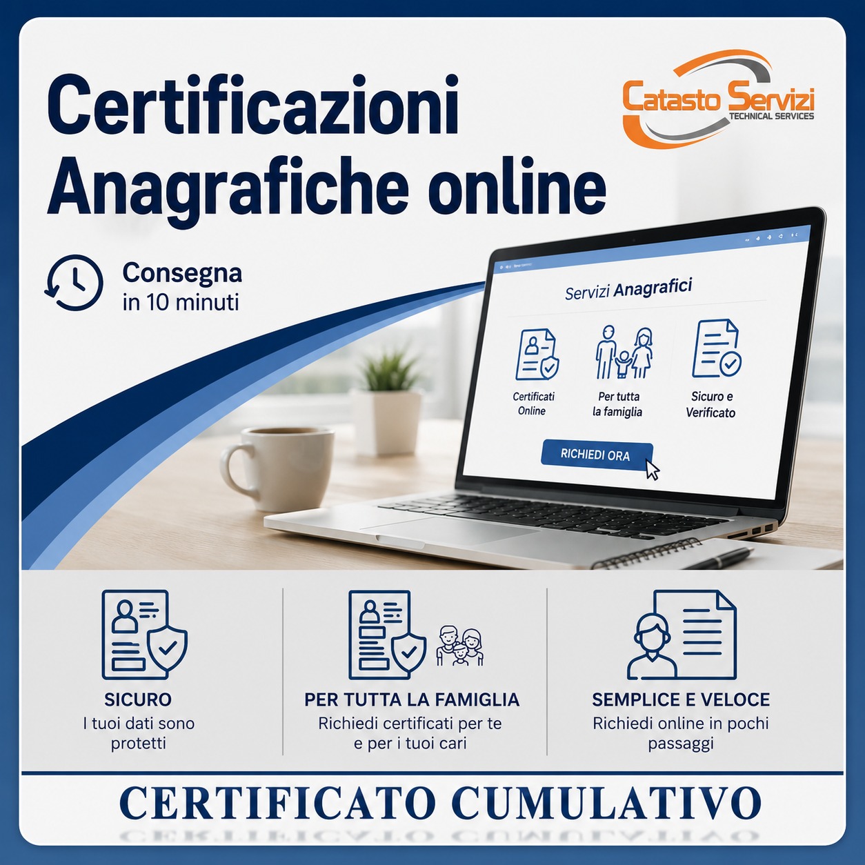 CERTIFICATO CUMULATIVO (Servizio momentaneamente non disponibile)