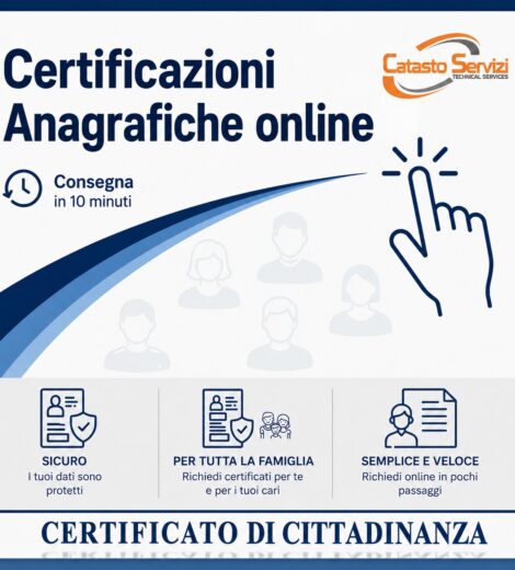 CERTIFICATO DI CITTADINANZA (Servizio momentaneamente non disponibile)