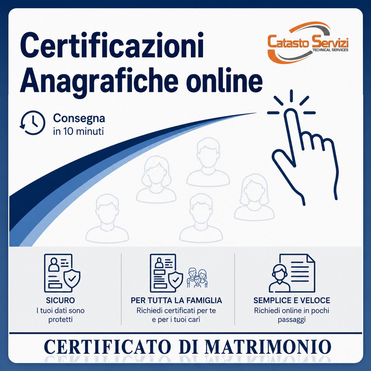 CERTIFICATO ED ESTRATTO DI MATRIMONIO (Servizio momentaneamente non disponibile)