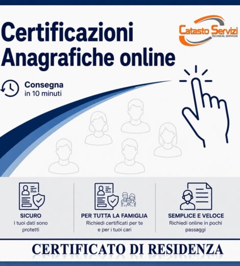 CERTIFICATO DI RESIDENZA (Servizio momentaneamente non disponibile)