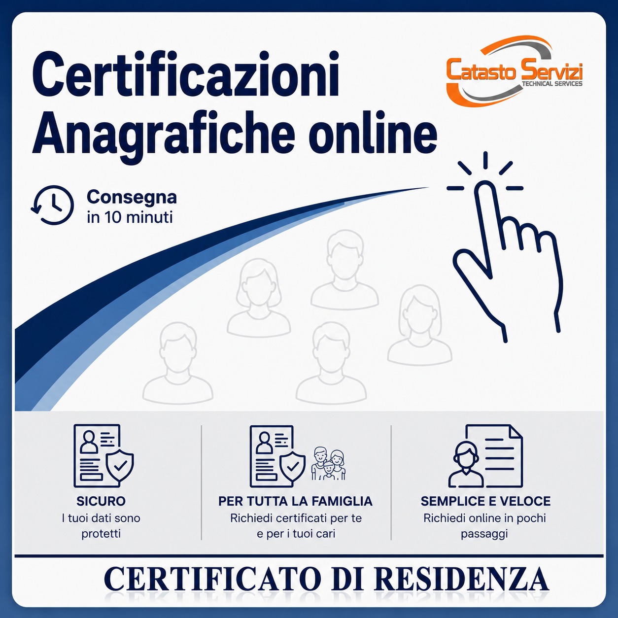 CERTIFICATO DI RESIDENZA (Servizio momentaneamente non disponibile)