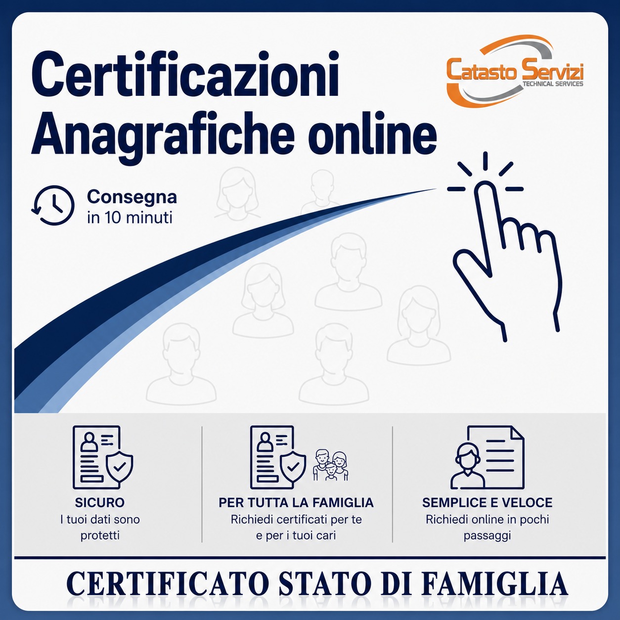 CERTIFICATO DI STATO DI FAMIGLIA (Servizio momentaneamente non disponibile)