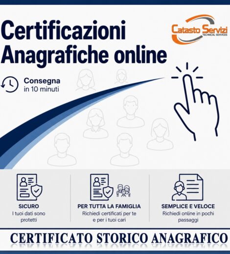 CERTIFICATO STORICO ANAGRAFICO (Servizio momentaneamente non disponibile)