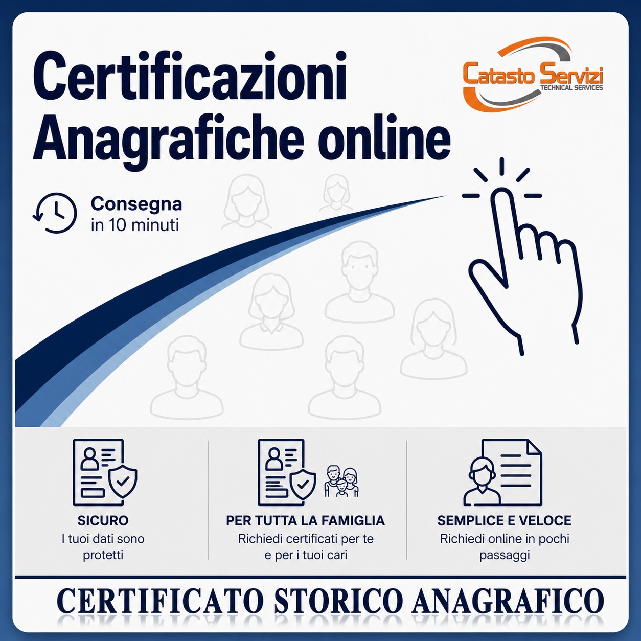 CERTIFICATO STORICO ANAGRAFICO (Servizio momentaneamente non disponibile)